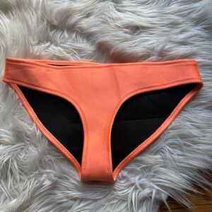 Triangl neon orange bikini bottoms